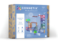 Kulodrom klocki magnetyczne Connetix Pastel Ball Run Expansion Pack 80 el
