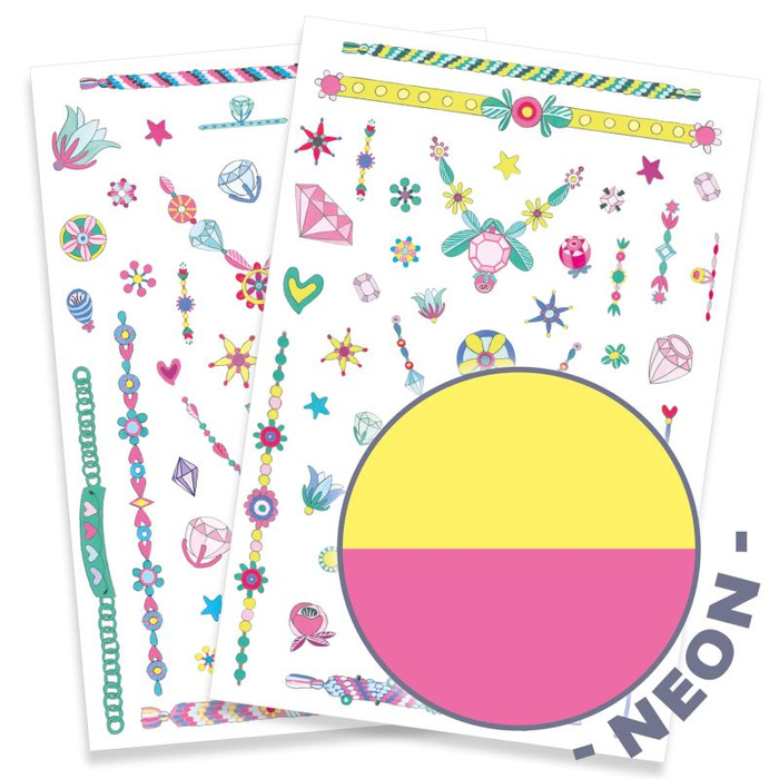 Tatuaże neonowe Klejnoty Jenni Djeco