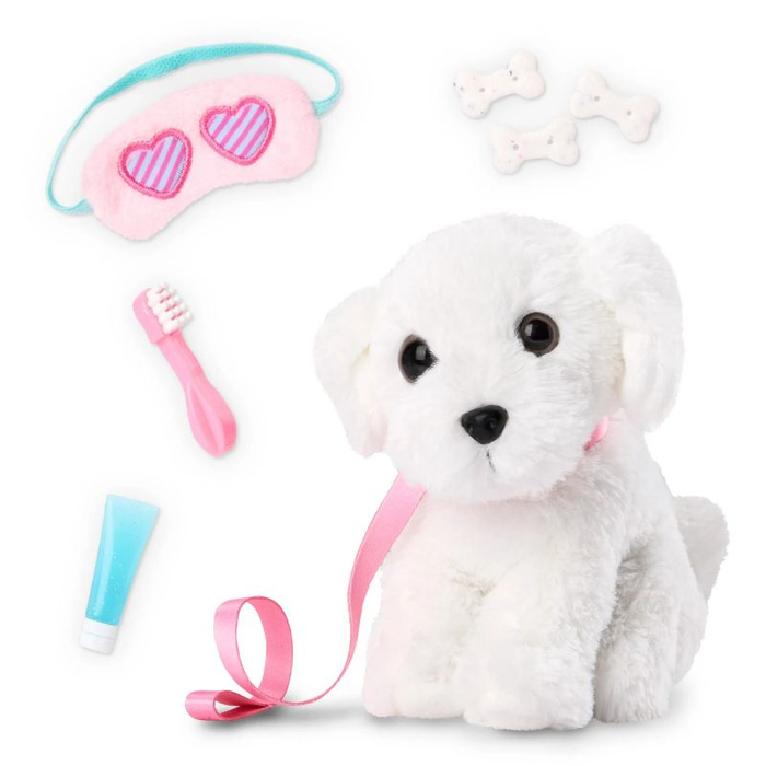 Różowe łóżko piętrowe z pieskiem i akcesoriami Puppy Dreams Bunk Bed Our Generation