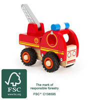 Drewniany wóz strażacki Small Foot