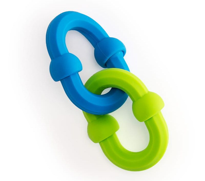 Plip Links półokrągłe klocki silikonowe Fat Brain Toys