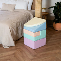 Zestaw do zabawy pastelowy Soft Play Corner Climber IGLU