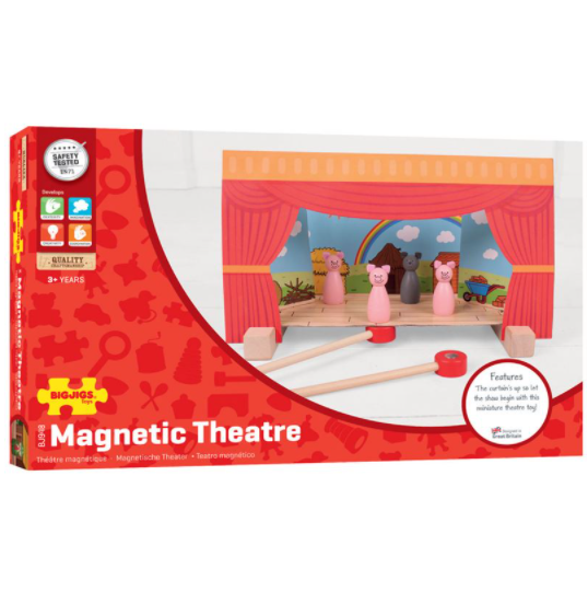 Teatrzyk magnetyczny. Czerowny Kapturek i inne bajki, Bigjigs Toys