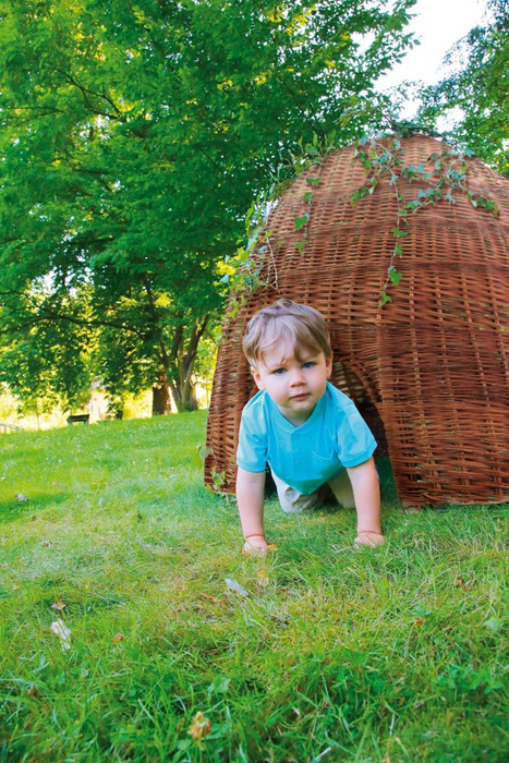 Domek do zabawy w ogrodzie lub domu Willow Hut Erzi