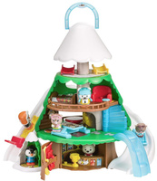 Drzewo domek alpejski stok narciarski Klorofil