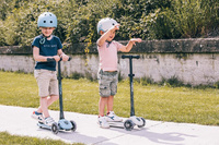 SCOOTANDRIDE Highwaykick 3 LED Hulajnoga składana ze świecącymi kółkami 3+ Ash