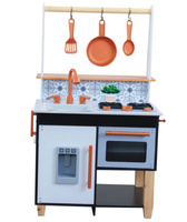 Czarna kuchnia dla dzieci Artisan Island KidKraft