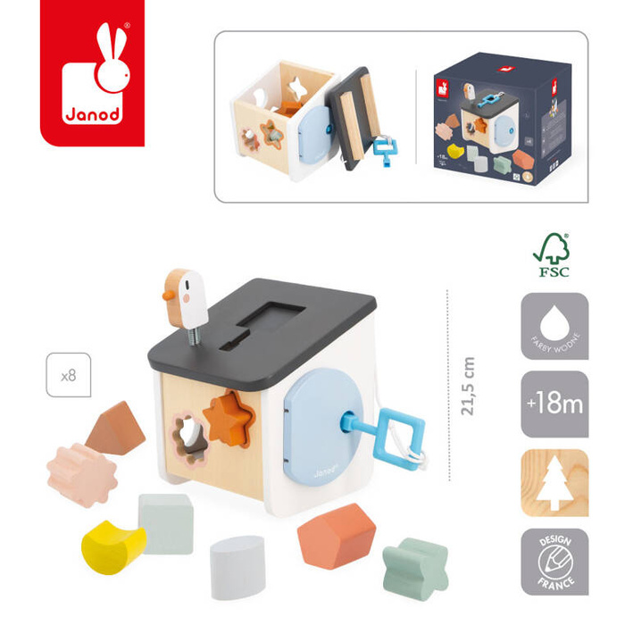 Sorter Domek dla ptaszków Sweet Cocoon Janod