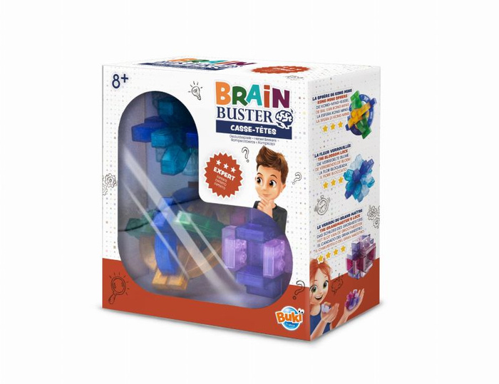 Trzy tradycyjne łamigłówki intelektualne dla małych ekspertów Buki
