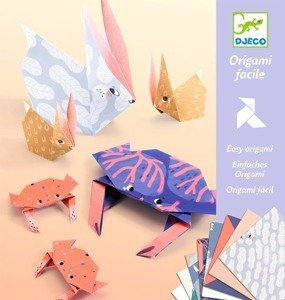 Zestaw papierów do origami Rodzinka Djeco