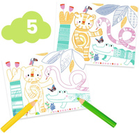 Multizestaw kreatywny 6 w 1 Myszka i Przyjaciele Djeco