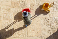 Chodzik dla dzieci czerwony pchacz Roberto Mini Eolo Italtrike 