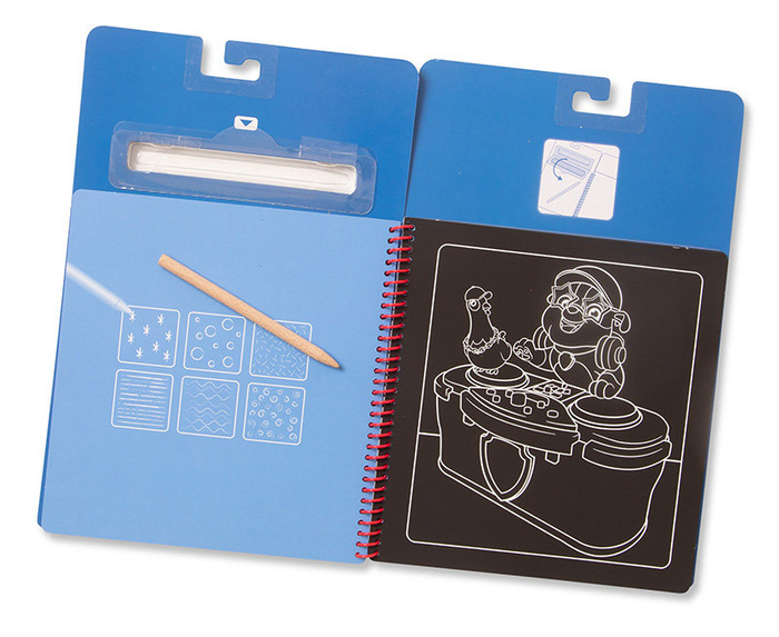 Książeczka zdrapywanka wydrapywanka Psi Patrol Scratch Art Pad – Chase Melissa and Doug