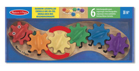 Układanka drewniana dla dzieci kolorowa gąsieniczka Melissa & Doug