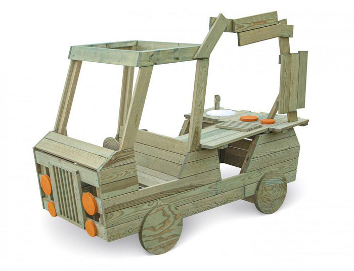 Drewniany Food Truck dla dzieci outdoor Erzi