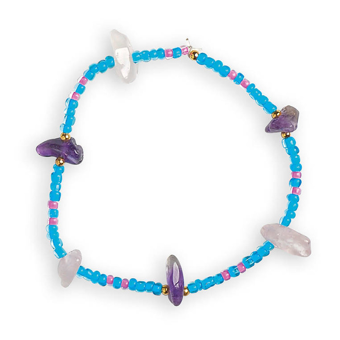 Zestaw do tworzenia biżuterii z kamieniami przynoszącymi szczęście Janod