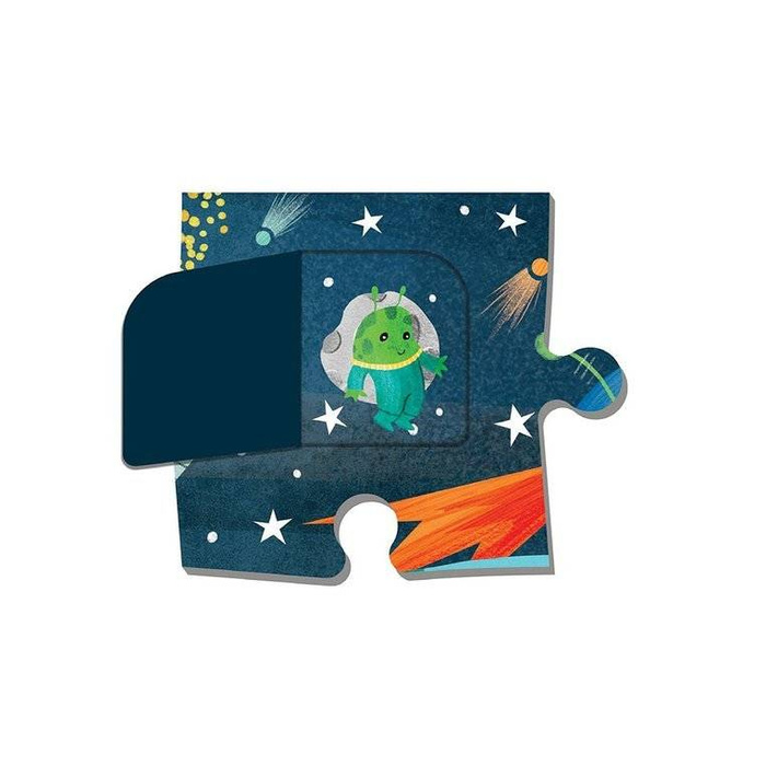 Puzzle z okienkami Kosmos 12 elementów Mudpuppy