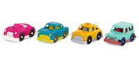 Zestaw 4 małych autek Mini Riders Wonder Wheels Battat