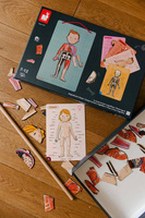 Magnetyczna układanka, magnesy dla dzieci. Anatomia, Janod