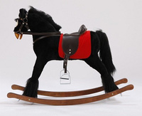 Koń na biegunach XL. Koń kary