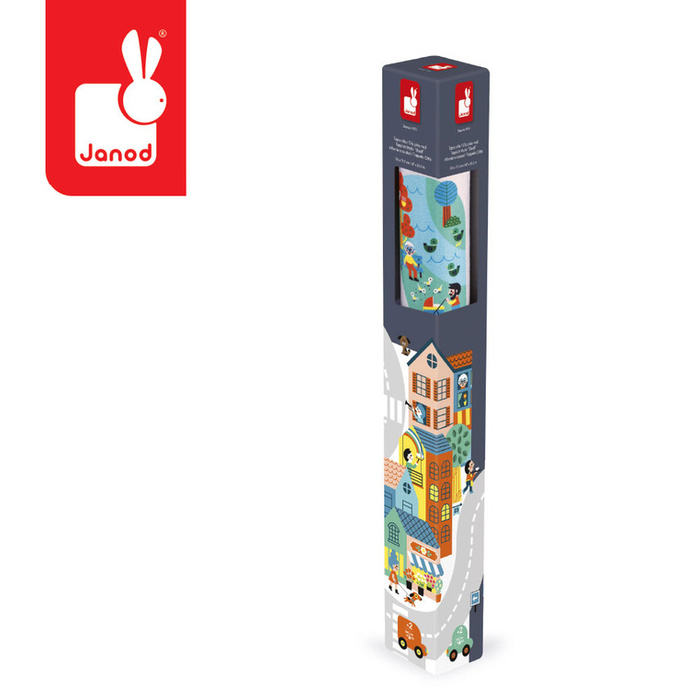 Miękka mata do zabawy z drogą Miasto Cross Roads Janod