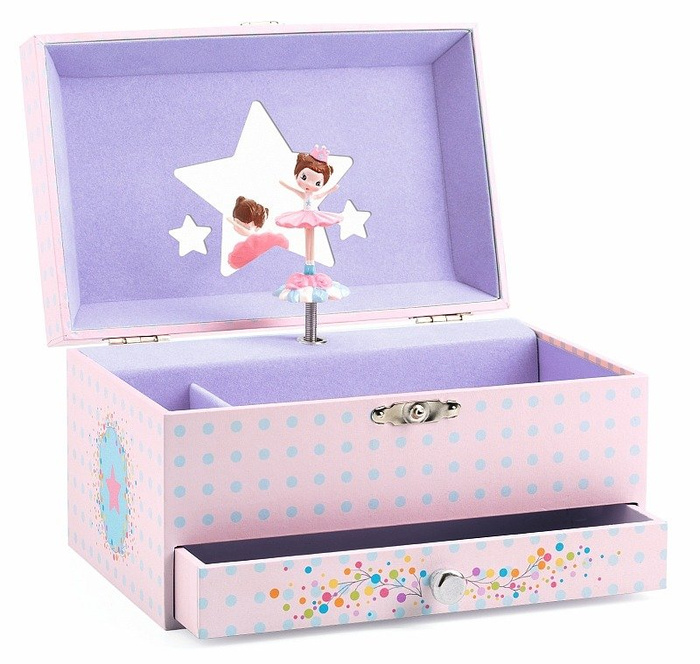Szkatułka z pozytywką Wschodząca gwiazda Djeco