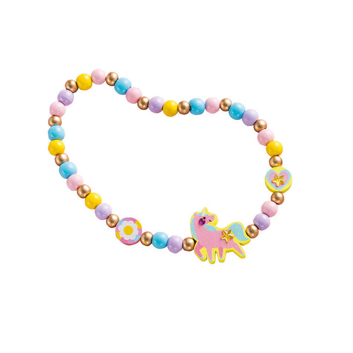 Zestaw kreatywny robienie biżuterii Tęczowa kraina Janod