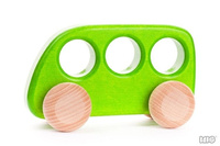 Drewniany samochód. Mały autobus, BAJO