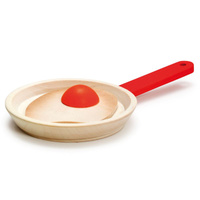 Drewniane jajko sadzone do zabawy dla dzieci Erzi 