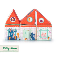 Klocki wielofunkcyjne dla najmłodszych Stodoła Farma Lilliputiens