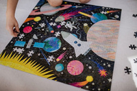 Puzzle rodzinne świecące w ciemności Kosmos 500 el Mudpuppy