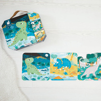 Puzzle progresywne Dinozaury Janod