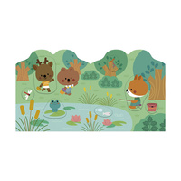 Książeczka z naklejkami Las Janod