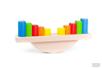 Drewniana równoważnia, waga z klockami, Bajo