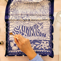 Zestaw artystyczny Malowanie na jedwabiu AGA Atelier 10 Djeco