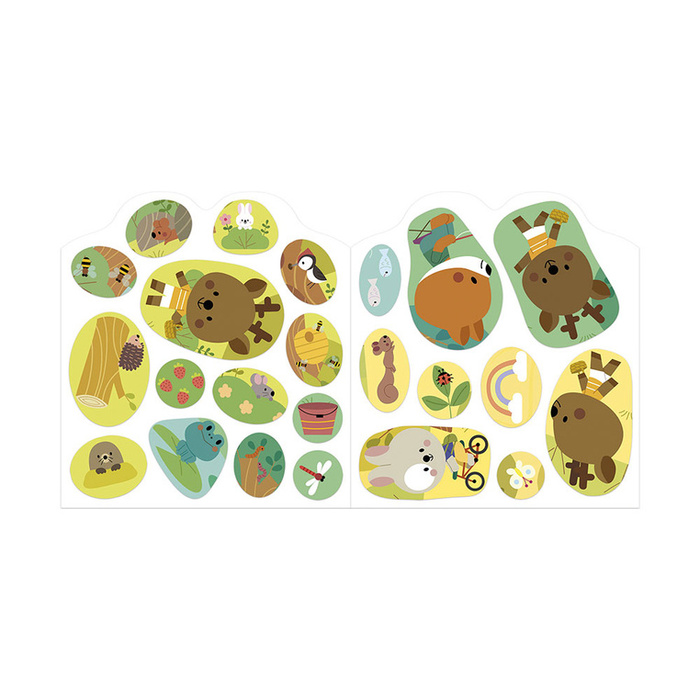 Książeczka z naklejkami Las Janod