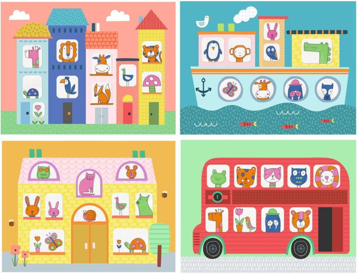 Zestaw zrób to sam odrysowywanie Djeco