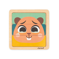 Zestaw 4 zabawek edukacyjnych Box 36 m-cy Janod