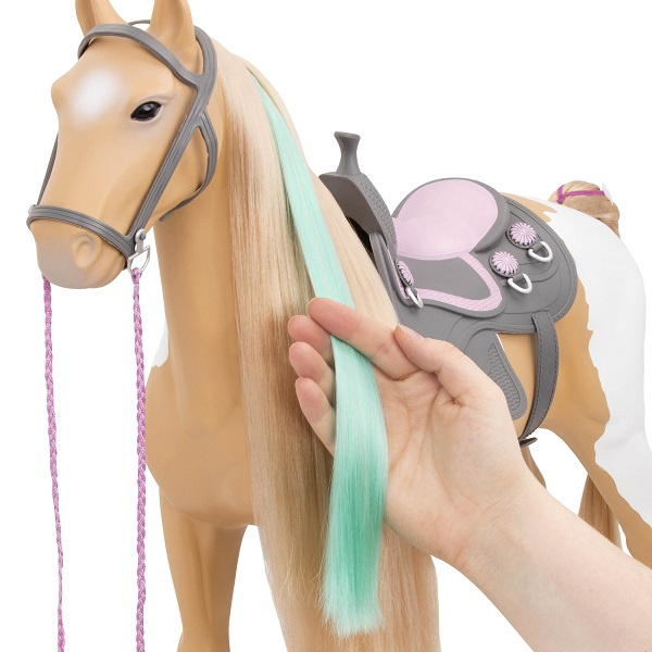 Koń dla lalek Palomino 50cm z akcesoriami Our Generation