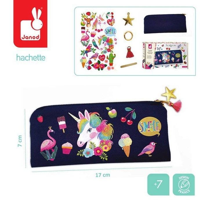 Zestaw kreatywny Piórnik do ozdabiania Janod