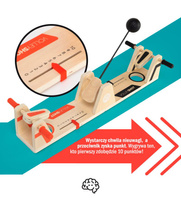 Gra zręcznościowa dla dwóch graczy Strzał z woleja Volley Shot Fat Brain Toy