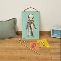 Magnetyczna układanka, magnesy dla dzieci. Anatomia, Janod