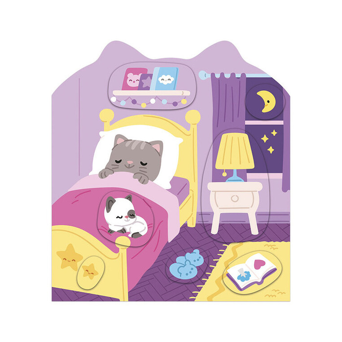 Książeczka z naklejkami Dom Janod