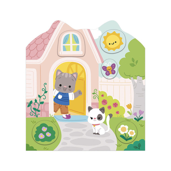 Książeczka z naklejkami Dom Janod