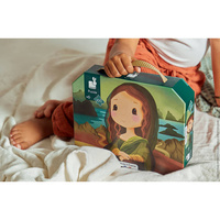 Puzzle w walizce Inspirowane twórczością da Vinci 100 el. Janod