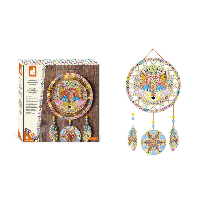 Przeplatanka 3D String art Świecący łapacz snów Janod