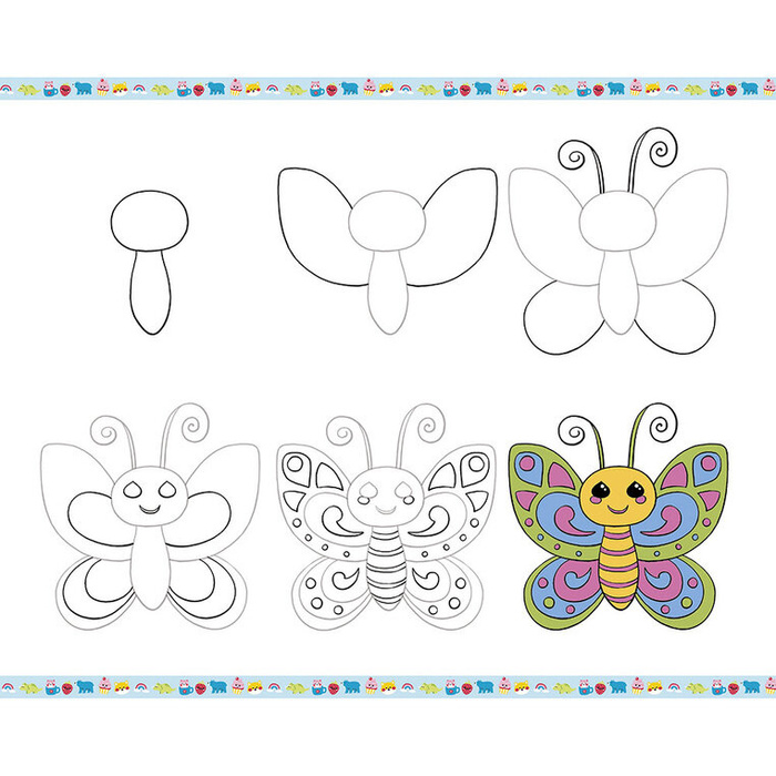 Rysowanie krok po kroku z brokatowymi markerami 20 rysunków i kolorowanek