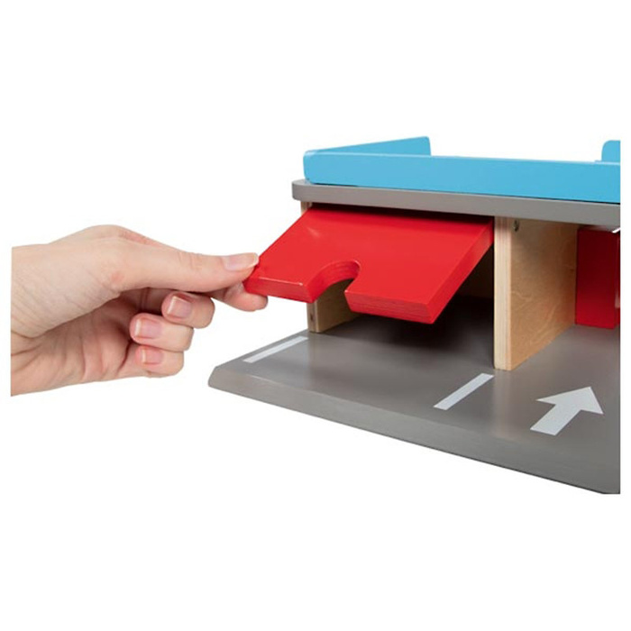 Parking dla autek drewniany dwupoziomowy City Goki