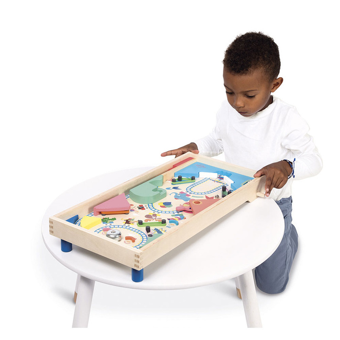 Drewniana gra zręcznościowa Pinball Applepop Janod