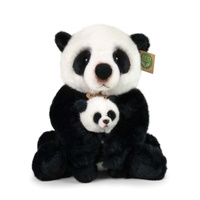 Maskotka dla dzieci Panda z młodym 27 cm Rappa